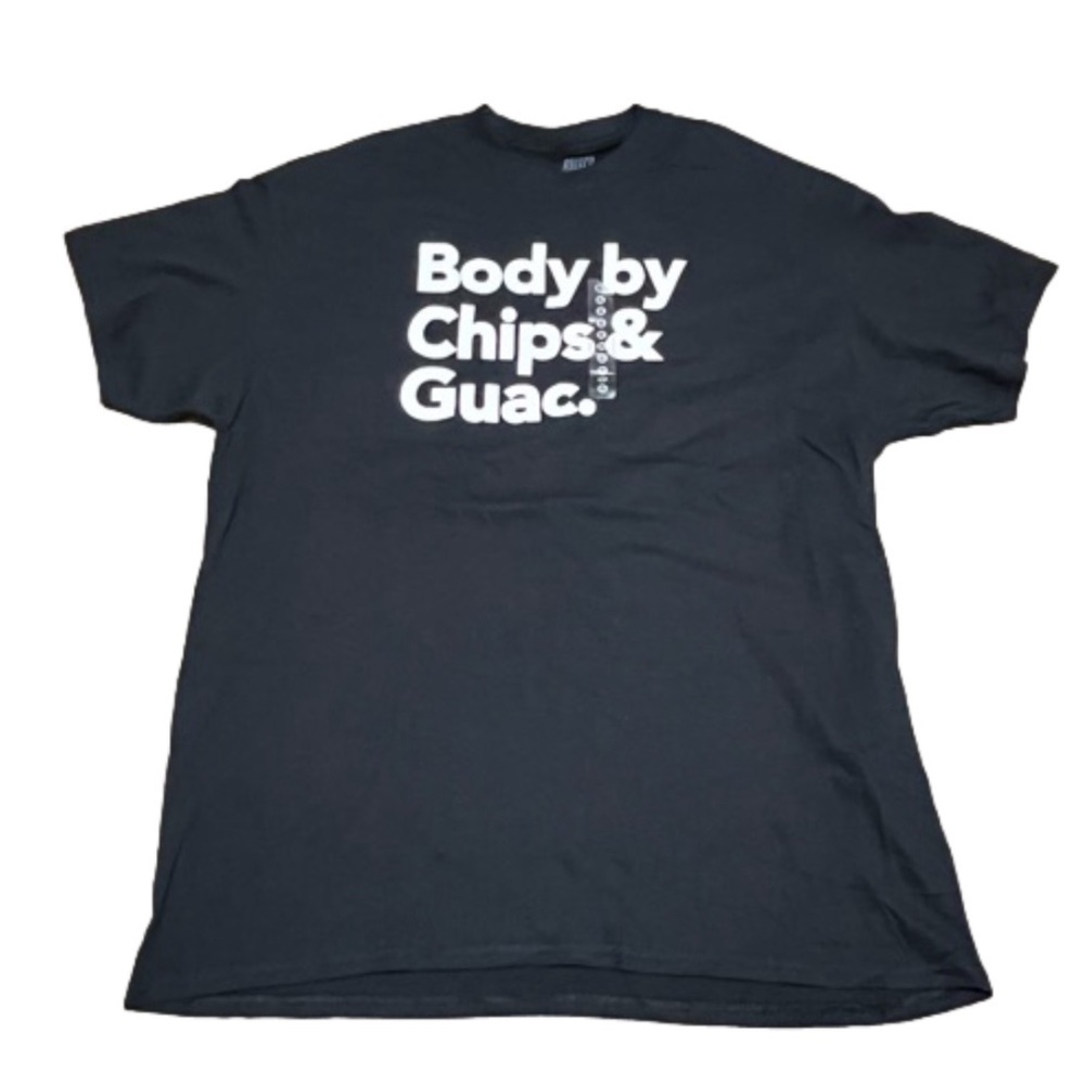 Brisco Brands Body By Chips & Guac Cotton Funny Men’s Size XL